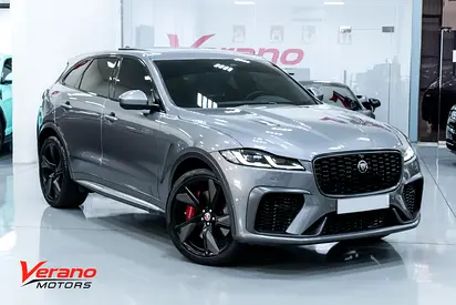 Jaguar F-PACE SVR | GCC Specs | Full Options | Under Warranty | Service Contract