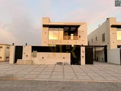 A luxurious villa with stunning architectural design, located opposite Ajman Academy and next to a m