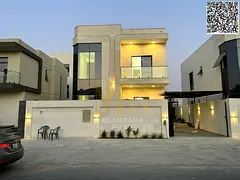 Villa on a street and alley, two floors, majlis and hall, directly from the owner, personal finishin
