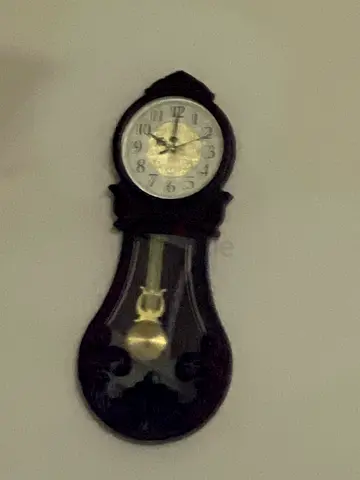 Antique-style Wall Clock with Pendulum - Decorative Collectible