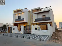 Luxury townhouse villa for sale in Al-Haliyo 2 on Azha Roundabout | Elegant stone facade | 4 master
