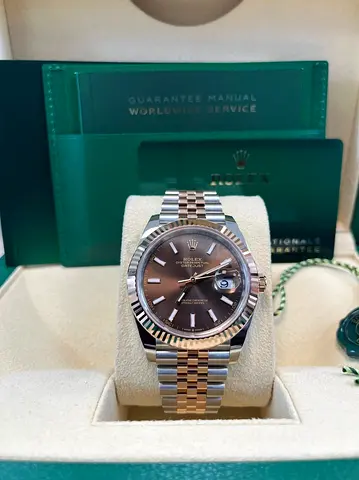 Rolex Datejust Two‑Tone – A+ Premium | Chocolate Dial | Jubilee