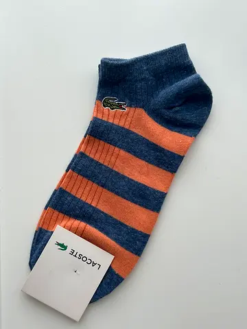 Lacoste striped ankle socks (new with tag) 43-46