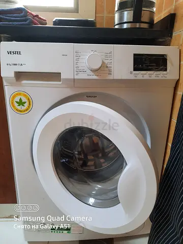 Vestel 6 kg front-load washing machine,excellent working condition, with book