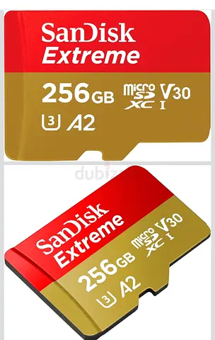SanDisk Extreme 256GB microSDXC U3 A2 V30 - Brand New