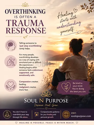 Overthinking Emotional Healing Coaching | Soul N Purpose