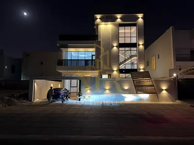 Luxury villa in one of Ajman's best areas, Al Yasmeen district, right next to Al Hamidiya Park. Fre