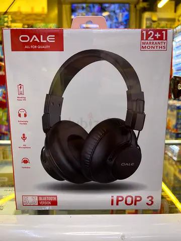 OALE iPOP 3 Wireless Bluetooth Over-Ear Headphones (New in Box)
