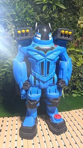 Large Blue Batman Robot Toy - Remote/Action Figure Style