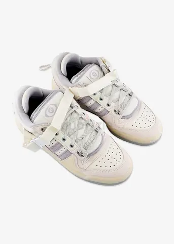 Adidas originals x bad bunny men forum lace up outdoor shoes, white