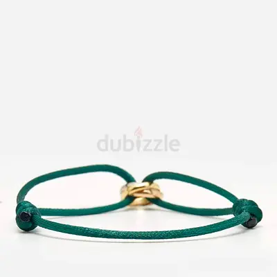 Cartier Trinity 18k Three Tone Gold Cord Bracelet