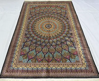 4x6 ft | 120x180 cm | 1.2 x 1.8 meters | Premium High quality colourful Oriental Persian Silk Carpet