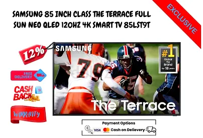 Samsung 85 Inch Class The Terrace Full Sun Neo QLED 120Hz 4K Smart TV 85LST9T-Free Delivery-Warranty