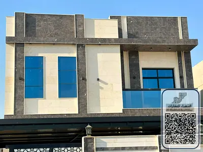 Furnished villa for annual rent in Al-Babahiyah. It features 5 master bedrooms, a maid's room, and
