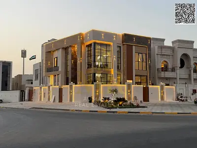 Own a corner villa with a large setback at a special cash price, featuring luxurious finishes in Al-Haliou | 5 master bedrooms | Price includes regist