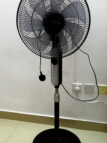 Olsenmark Electric Stand Fan with Adjustable Height And Remote