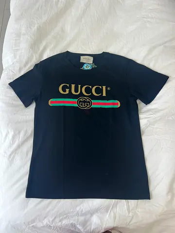 Gucci Logo Black T-Shirt - Women’s Small