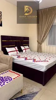 Fully furnished studio apartment with internet for monthly rent in Sharjah, Al Majaz 3 area
