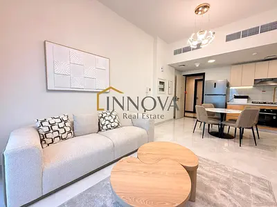 شقة مفروشة بغرفة نوم واحدة | Skyz by Danube | شرفة مطلة على المدينة