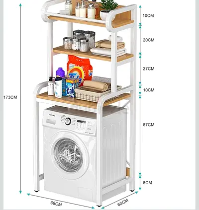 Over the Washing Machine Storage Shelf