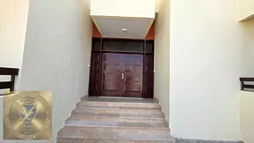 Two floor villa 4 bedrooms 2 master 2 lounges spacious majlis dining room large yard external annex