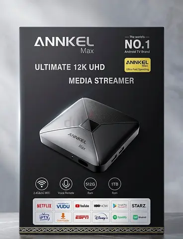 ANNKEL Max Ultimate 12K UHD Media Streamer - New in Box