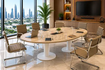 Melro Small Conference Table Dubai | 6–10 Person Meeting Table UAE