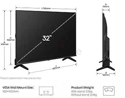 32-inch LED TV - 32 Smart/LED Television (Brand New)