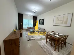 With a sea view. Luxurious two-bedroom apartment with a living room and balcony. Ajman Corniche. Ful