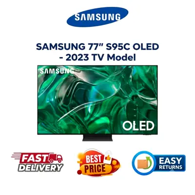 Samsung 77 Inch Smart TV UAE - OLED S95C 4K Smart TV - FREE DELIVERY, INSTALLATION, WARRANTY