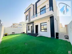 Villa for annual rent: 3 bedrooms, spacious yard, and comfortable living spaces.