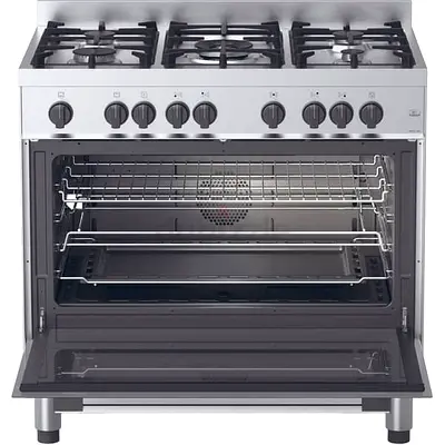 Brand New Stock Piece Candy Gas Cooking Range, 90 cm, 5 Gas Burner, Gas Oven, Gas grill, Fan Cooking