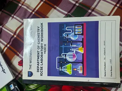 IGCSE Chemistry Laboratory Workbook (Department of Chemistry)