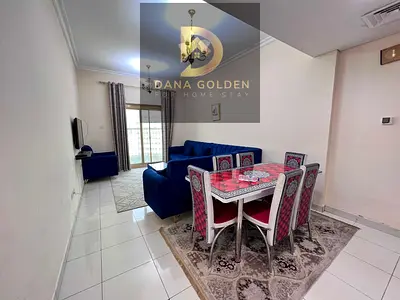 Fully furnished monthly cheapest 1bhk 2bath balcony ready to move hot location easy access to dubai for more details and information contact us