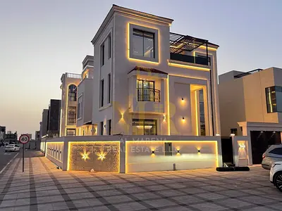 With an all-inclusive price for electricity, water, and air conditioning, own a luxurious villa for sale in Al Rawda 3 - Ajman | 5 master bedrooms | 5