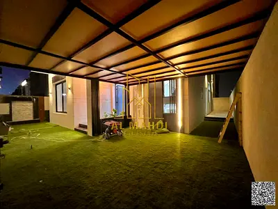 Own your dream villa Modern design with a roof , Close to the mosque and negotiable price