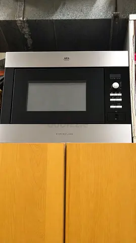 AEG Built-in Microwave Oven - Stainless Steel, Good Condition
