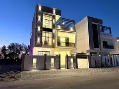 Modern villa with a swimming pool, including registration and ownership fees, located opposite a mos
