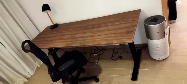 2m Standing Desk, Wooden Office Desk with Adjustable Legs — Good Condition