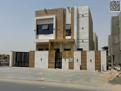 Luxury villa for sale in Al Helio 2. Elegant design featuring 4 spacious bedrooms and ultra-luxurious finishes in a strategic location in Ajman 🏡✨