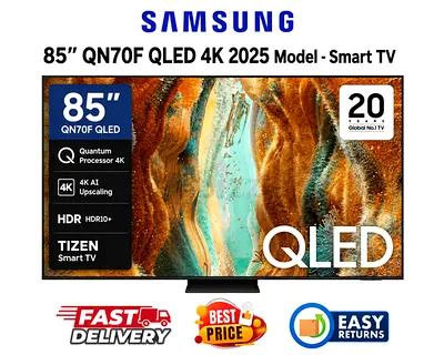 Samsung 85 Inch Neo QLED QN70F 4K 144Hz Vision AI TV 2025 - FREE DELIVERY, INSTALLATION, WARRANTY