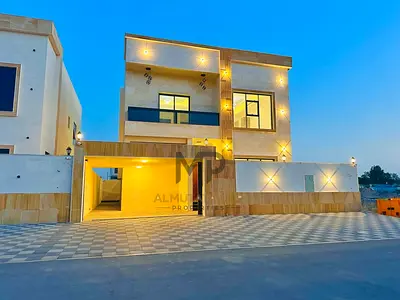 Own your dream villa! Modern design, registration fees included, close to the mosque, and at a negotiable price.