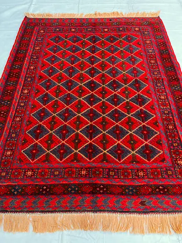 2x3 meter | 200x300 cm Beautiful Fine Premium Quality Handmade Afghan Carpet