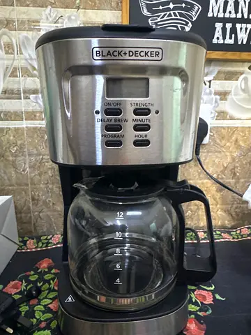 Black+Decker 12-Cup Programmable Coffee Maker - Stainless Steel
