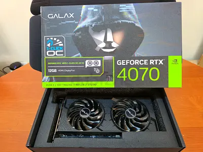RTX 4070 OC Galax 12GB VRAM With Box