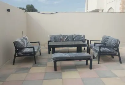Outdoor 7-piece Patio Sofa Set withhydraulic Table - New