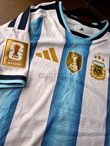 Argentina home wc jersey 2026 with badges