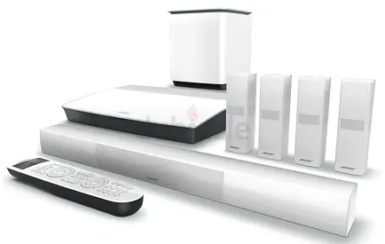 Bose Lifestyle 650 Series Home Theater Speaker System with Subwoofer and Remote (White)