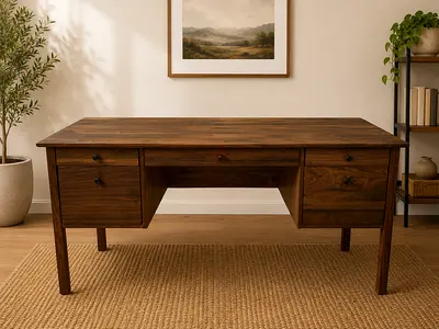 Crate And Barrel Solid Wood Desk