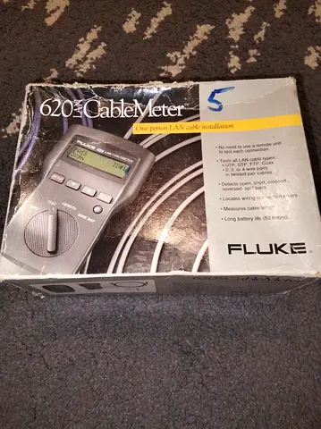 Fluke 620 CableMeter LAN Cable Tester - Unused, Complete Box